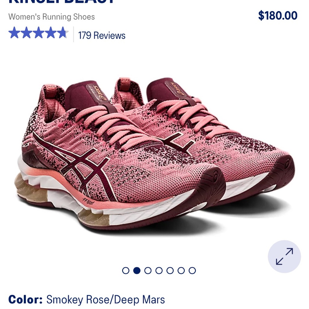 ASICS Gel Kinsei Blast Smokey Rose/Deep Mars